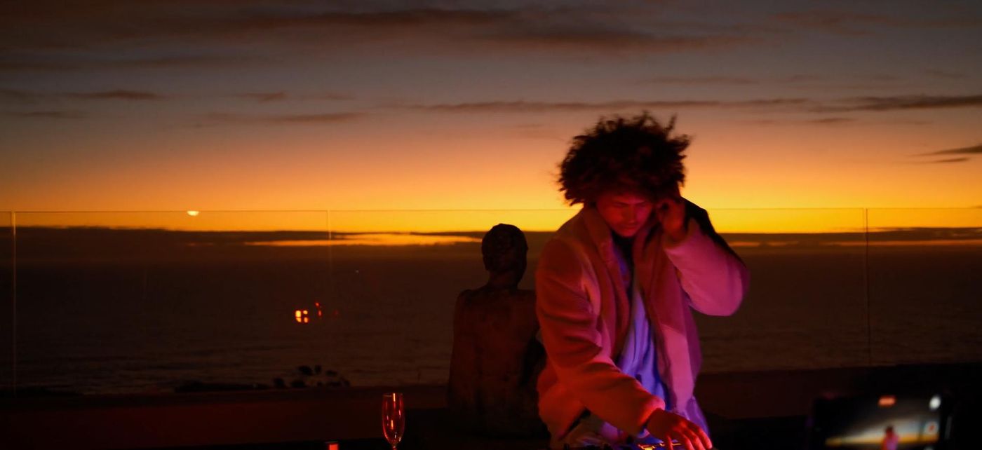 Juay Kennedy playing into the dusk